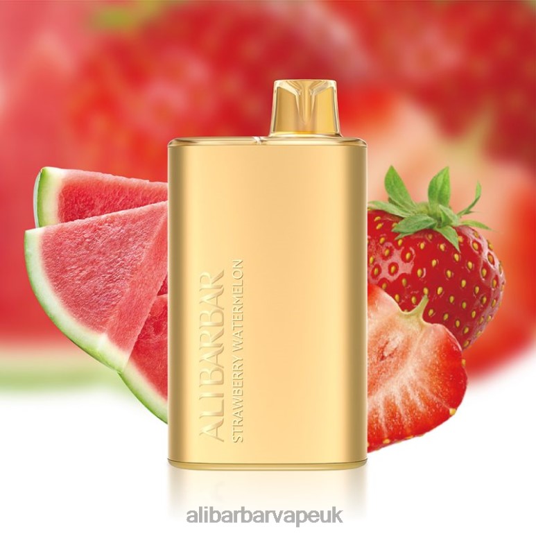 Alibarbar Ingot Nicotine - Alibarbar Rich 8000 Disposable Vape 8246013 Strawberry Watermelon
