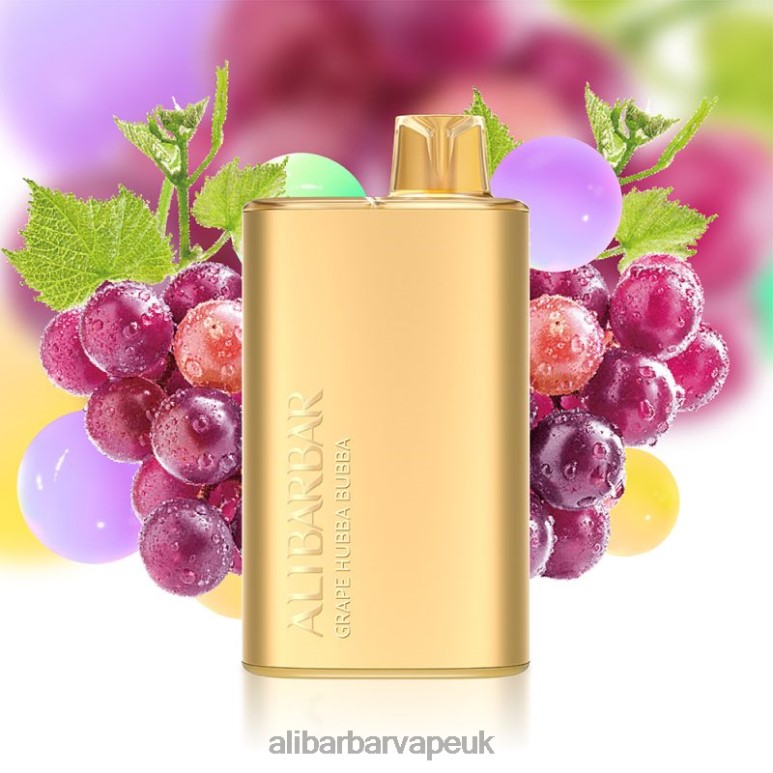 Alibarbar Vape Nicotine Content - Alibarbar Rich 8000 Disposable Vape 824606 Grape Hubba Bubba