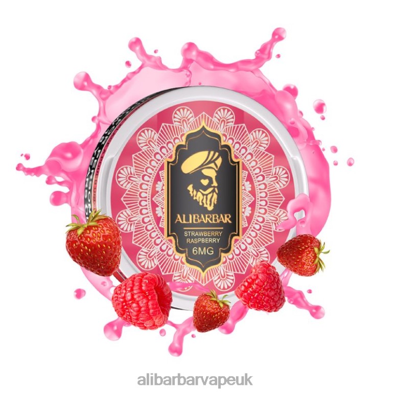 Alibarbar Flavours - Alibarbar Nicotine Pouches 8246092 Strawberry Raspberry